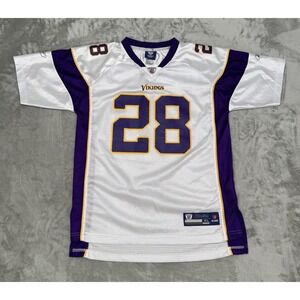 Vintage Reebok Adrian Peterson #28 Jersey Minnesota Vikings NFL Mens Medium